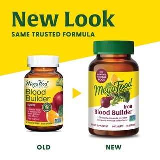 Foto 2 | Suplemento De Hierro Megafood Blood Builder 30 Comprimidos - Venta Internacional.