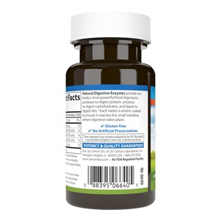 Foto 3 | Enzimas Digestivas Carlson Natural Digestive Aid #34 50 Comprimidos - Venta Internacional.
