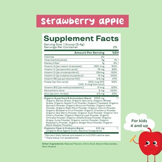 Foto 5 | Suplemento Bloom Nutrition Superfood Greens Powder Kids - Venta Internacional.