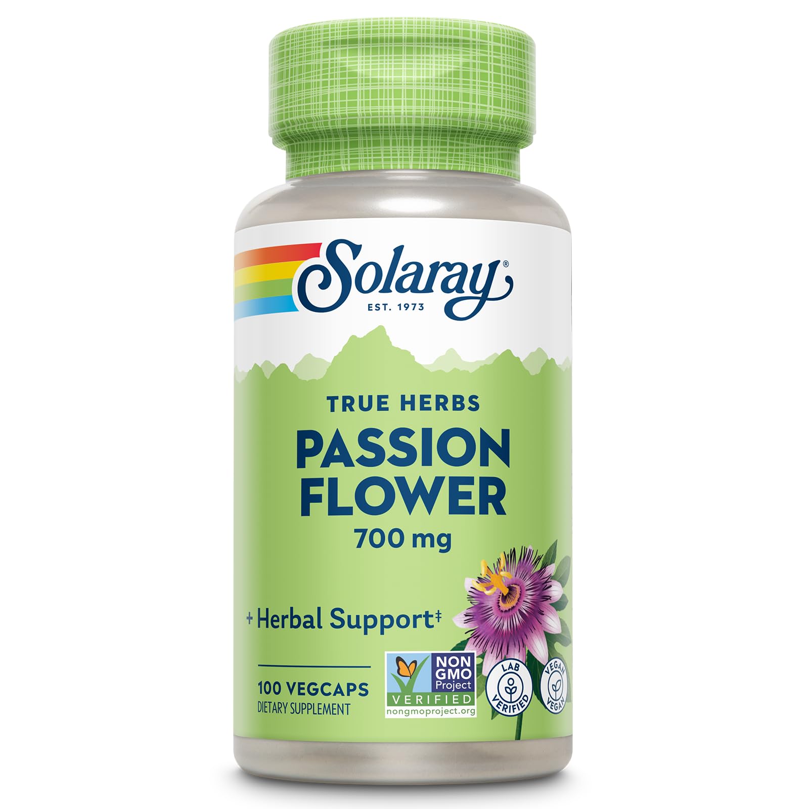 Foto 2 pulgar | Suplemento Solaray Passiflora 700 Mg 100 Cápsulas Vegetales - Venta Internacional.