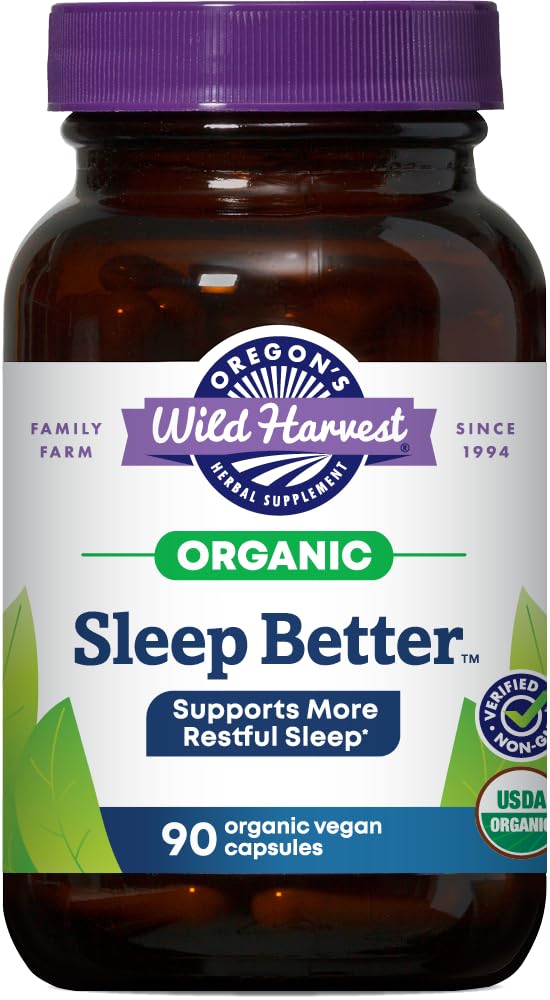 Foto 2 pulgar | Suplemento Oregon Wild Harvest Sleep Better 90 Cápsulas - Venta Internacional.