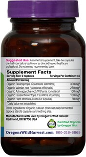 Foto 2 | Suplemento Oregon Wild Harvest Sleep Better 90 Cápsulas - Venta Internacional.