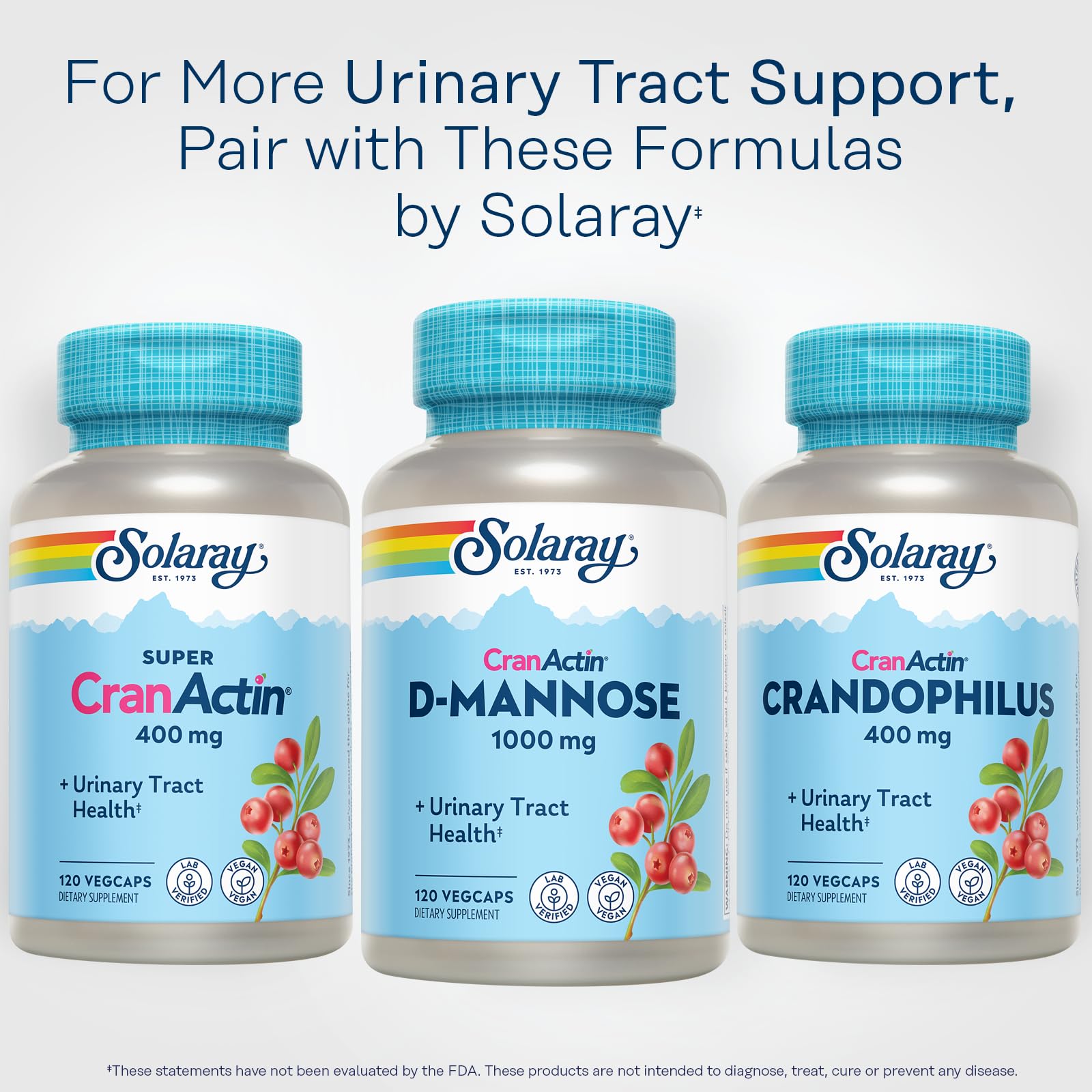 Foto 7 pulgar | Suplemento Solaray D-manose 1000 Mg Con Arándano Cranactin - Venta Internacional.