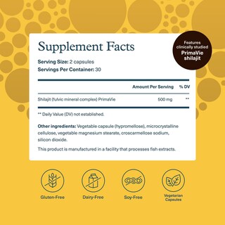 Foto 2 | Suplemento Youtheory Shilajit 500 Mg, Cápsulas, 60 Vegetarianas - Venta Internacional.