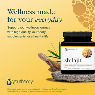 Foto 7 | Suplemento Youtheory Shilajit 500 Mg, Cápsulas, 60 Vegetarianas - Venta Internacional.