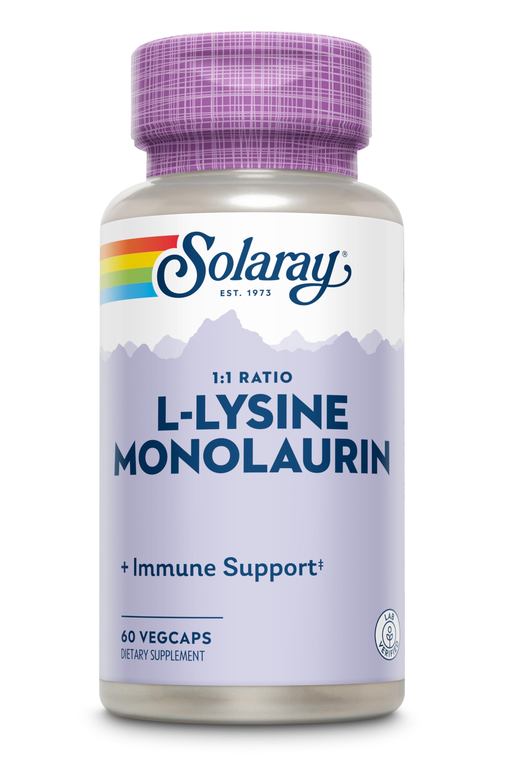 Foto 5 pulgar | Suplemento Solaray L-lisina Y Monolaurina Para El Apoyo Inmunológico, 500 Mg - Venta Internacional.