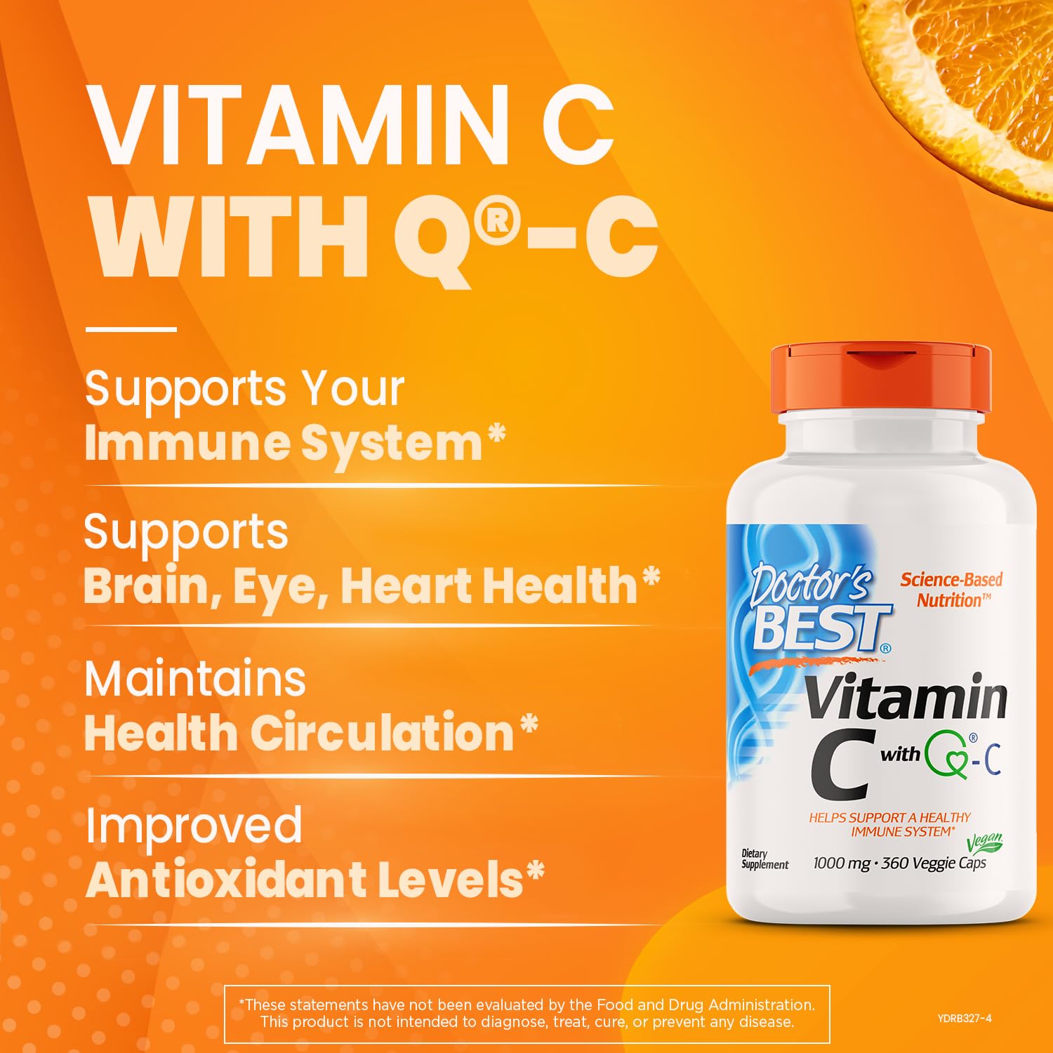 Foto 3 pulgar | Suplemento Doctor's Best De Vitamina C De 1000 Mg Con Q-c 360 Cápsulas - Venta Internacional.