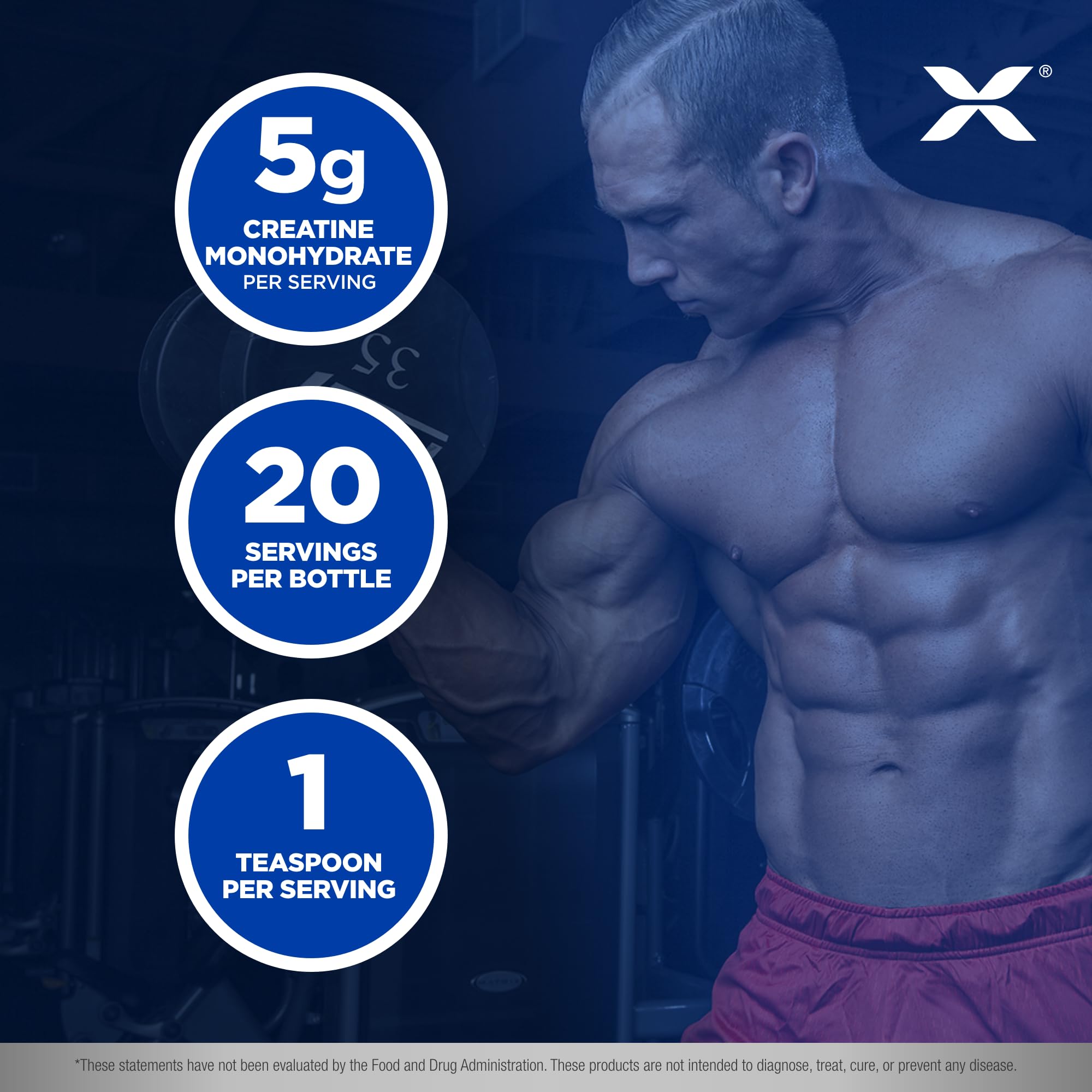 Foto 4 | Creatina En Polvo Allmax Essentials Creatine 100 G 20 Porciones - Venta Internacional.