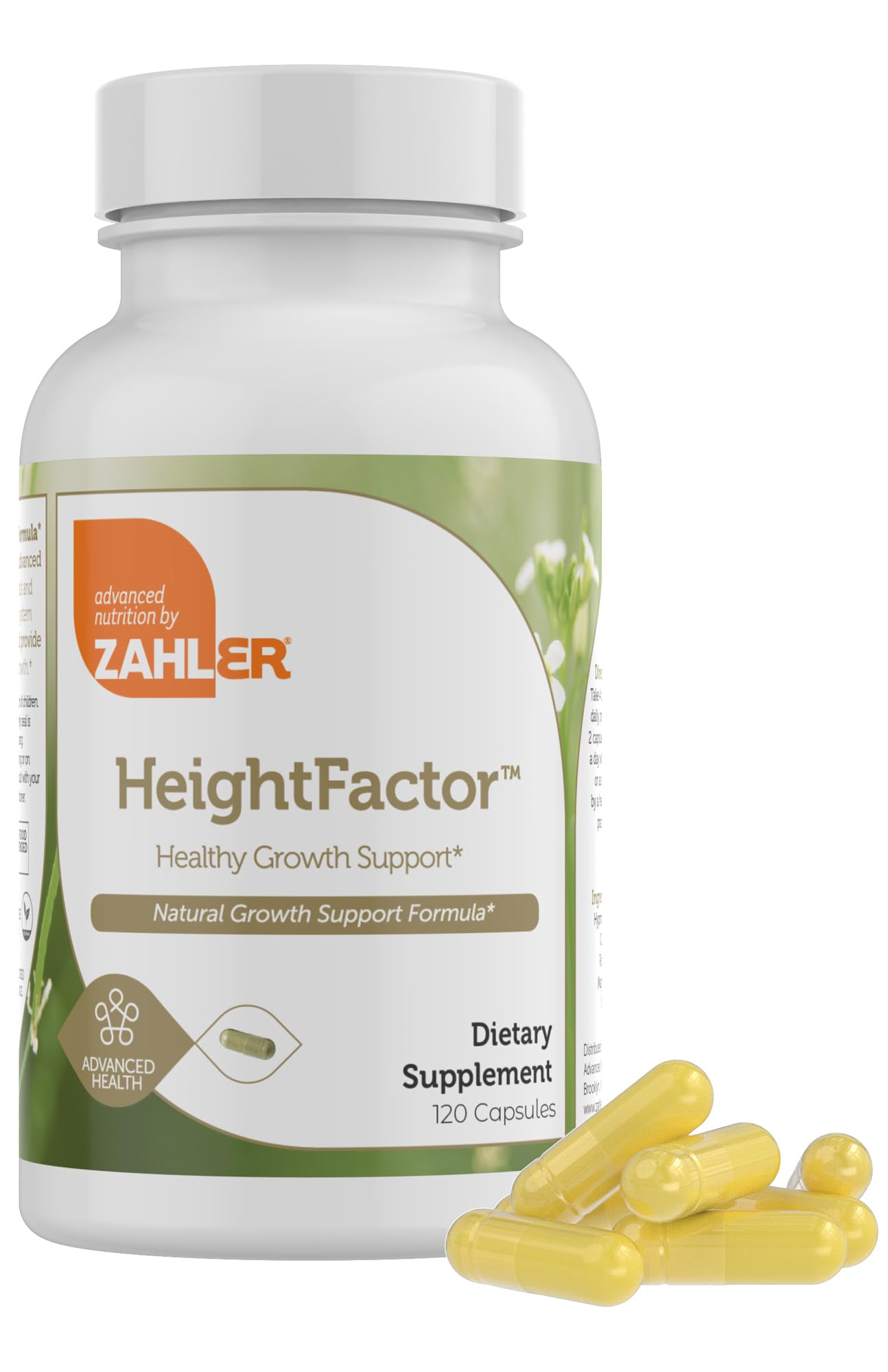 Suplemento Zahler Height Factor Healthy Growth 120 Cápsulas - Venta Internacional.