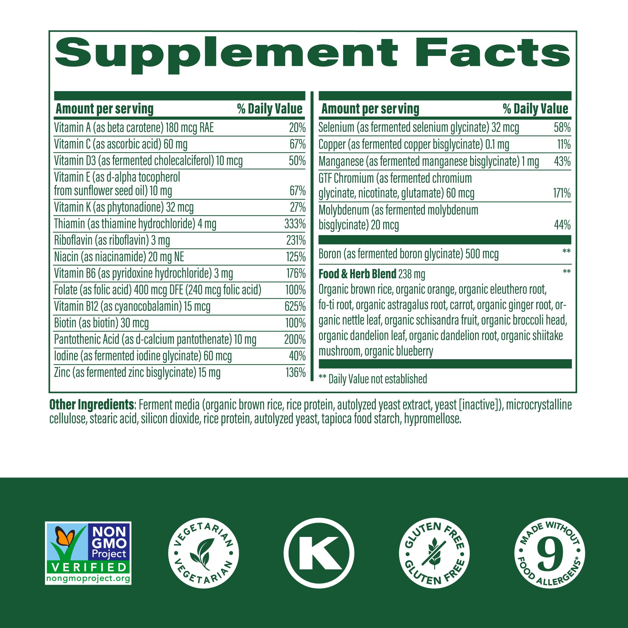 Foto 3 pulgar | Multivitamínico Megafood One Daily Para Hombres Con Vitaminas C, D3 Y B12 - Venta Internacional.