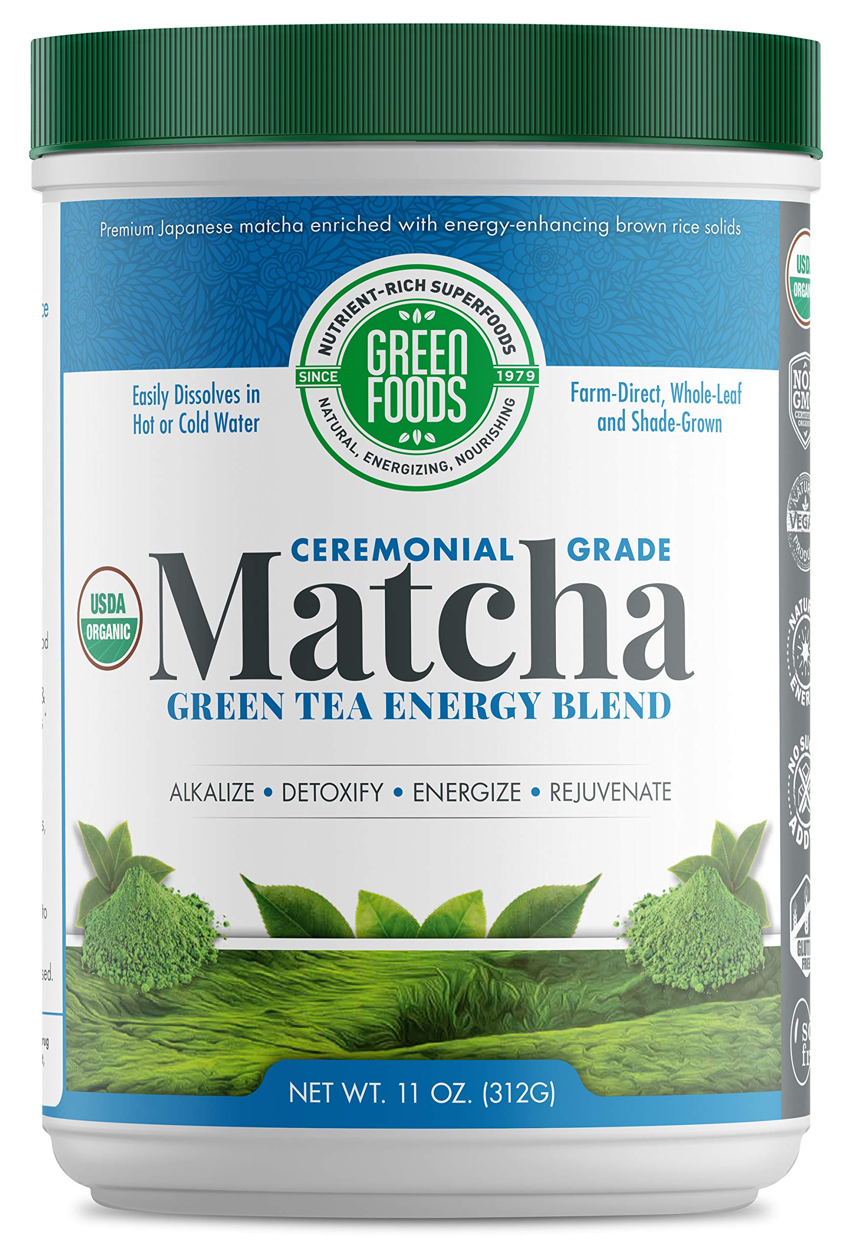 Foto 2 pulgar | Matcha Orgánico De Grado Ceremonial De Tea Green Foods, 325 Ml - Venta Internacional.
