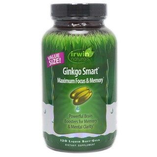 Foto 1 | Suplemento Irwin Naturals Ginkgo Smart Brain Booster 120 Cápsulas Blandas - Venta Internacional.