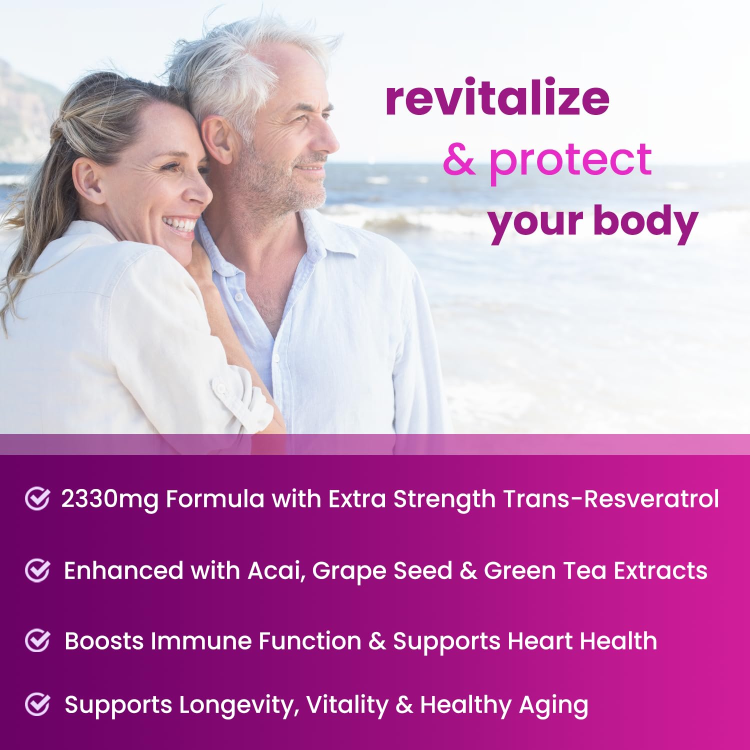 Foto 6 pulgar | Suplemento Nutrachamps Resveratrol Extra Strength 1200 Mg - Venta Internacional.
