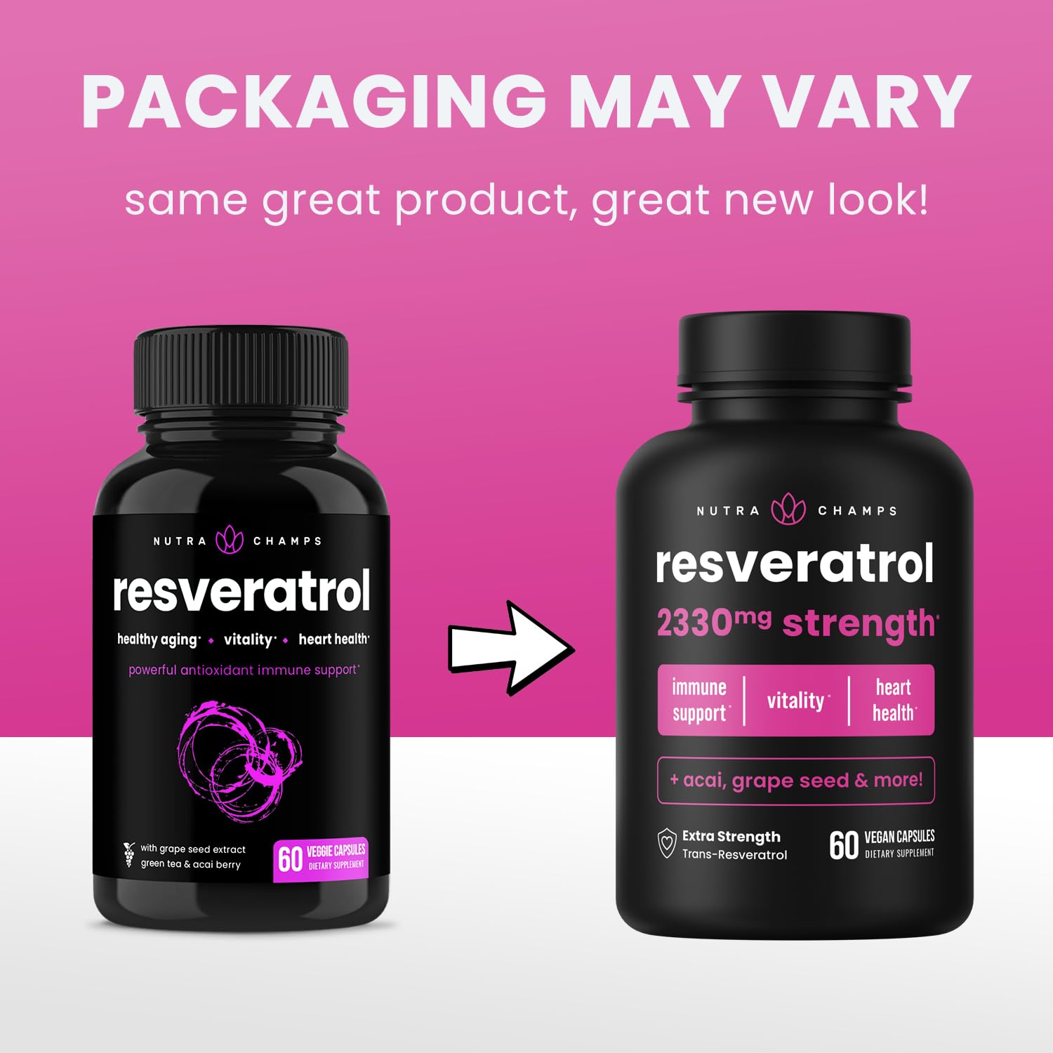 Foto 8 pulgar | Suplemento Nutrachamps Resveratrol Extra Strength 1200 Mg - Venta Internacional.