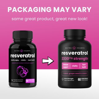 Foto 7 | Suplemento Nutrachamps Resveratrol Extra Strength 1200 Mg - Venta Internacional.