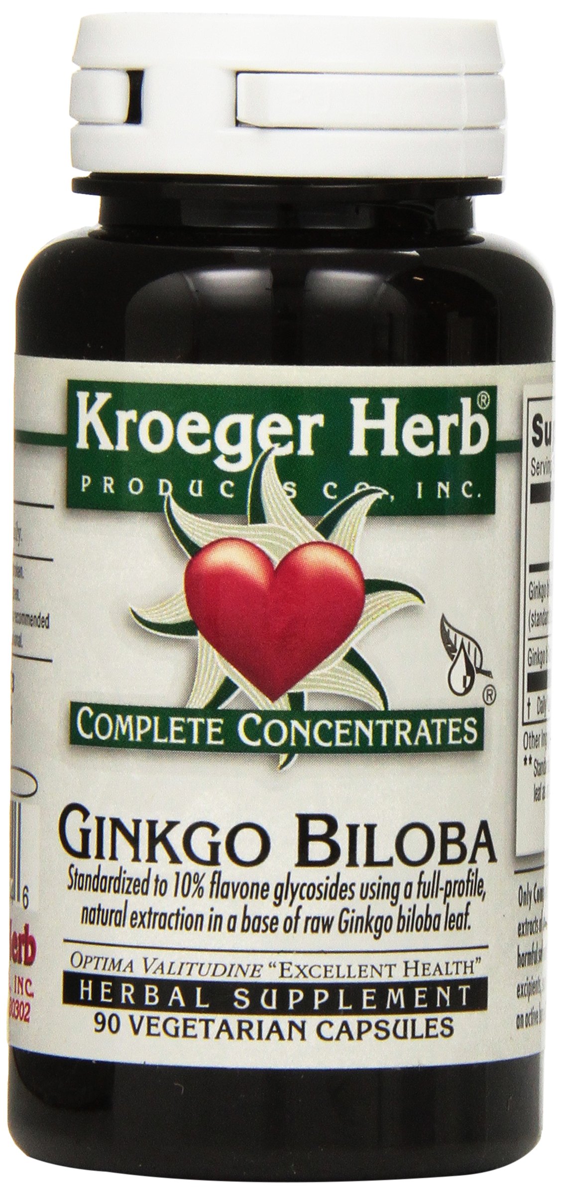 Foto 2 pulgar | Suplemento Kroeger Herb Ginkgo Biloba 90 Cápsulas Vegetarianas - Venta Internacional.
