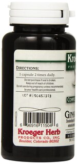 Foto 2 | Suplemento Kroeger Herb Ginkgo Biloba 90 Cápsulas Vegetarianas - Venta Internacional.