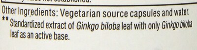 Foto 6 | Suplemento Kroeger Herb Ginkgo Biloba 90 Cápsulas Vegetarianas - Venta Internacional.
