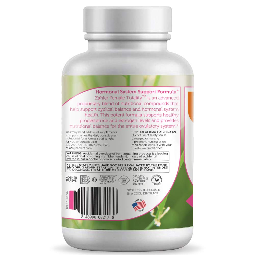 Foto 4 pulgar | Suplementos De Fertilidad Zahler Female Totality 120 Cápsulas - Venta Internacional.