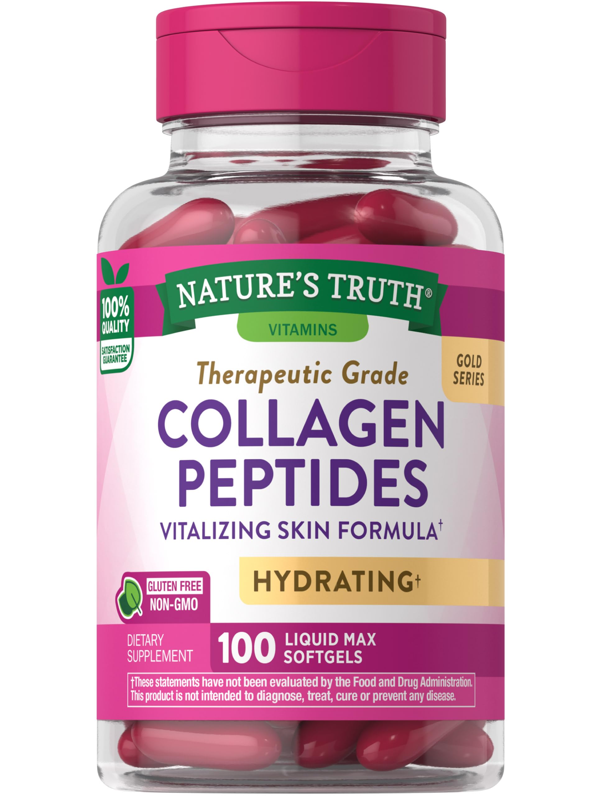 Foto 2 pulgar | Suplemento Nature's Truth Collagen Beauty 100 Cápsulas Blandas - Venta Internacional.