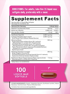 Foto 2 | Suplemento Nature's Truth Collagen Beauty 100 Cápsulas Blandas - Venta Internacional.