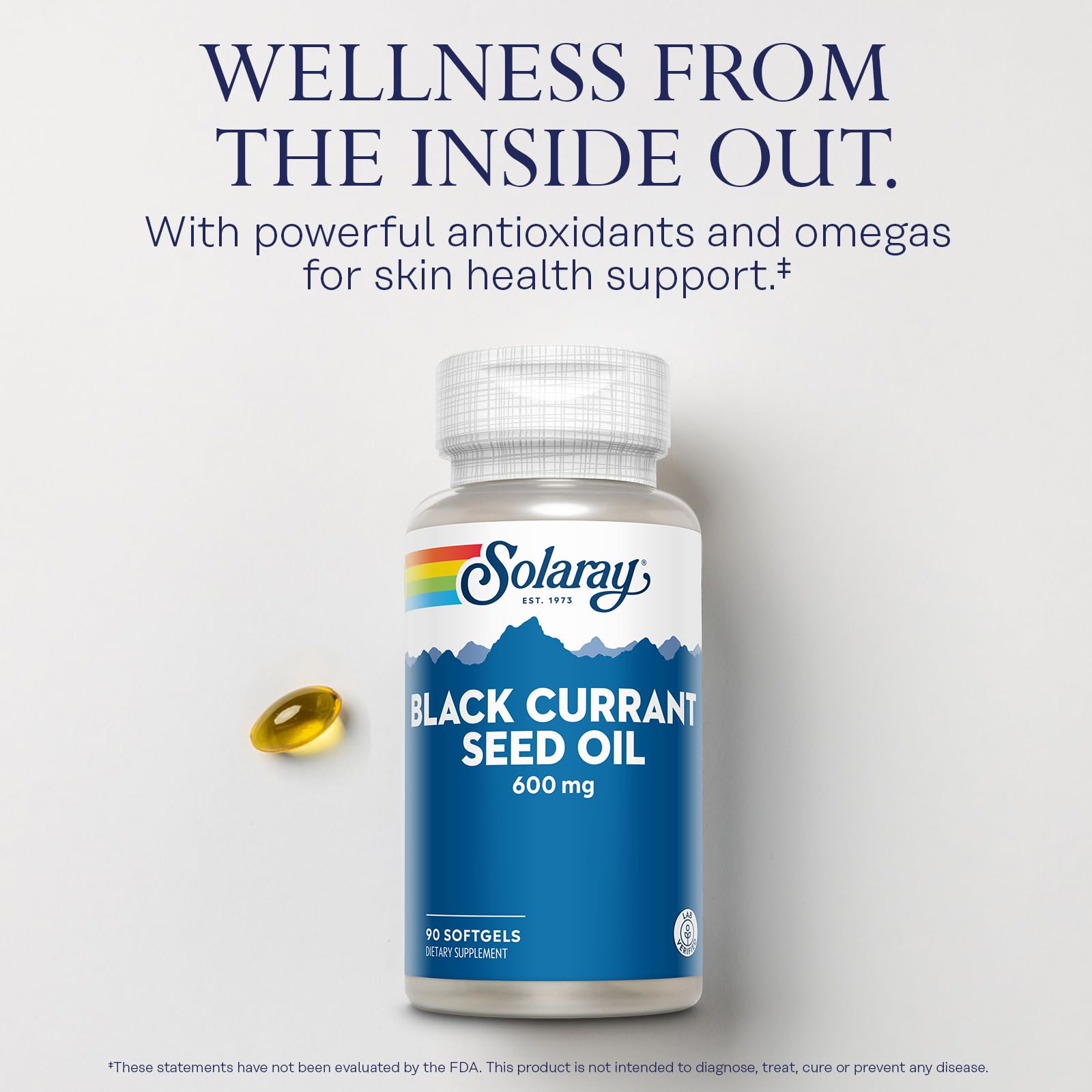 Foto 3 | Suplemento De Aceite De Semilla De Grosella Negra Solaray 600 Mg 90 Cápsulas Blandas - Venta Internacional.