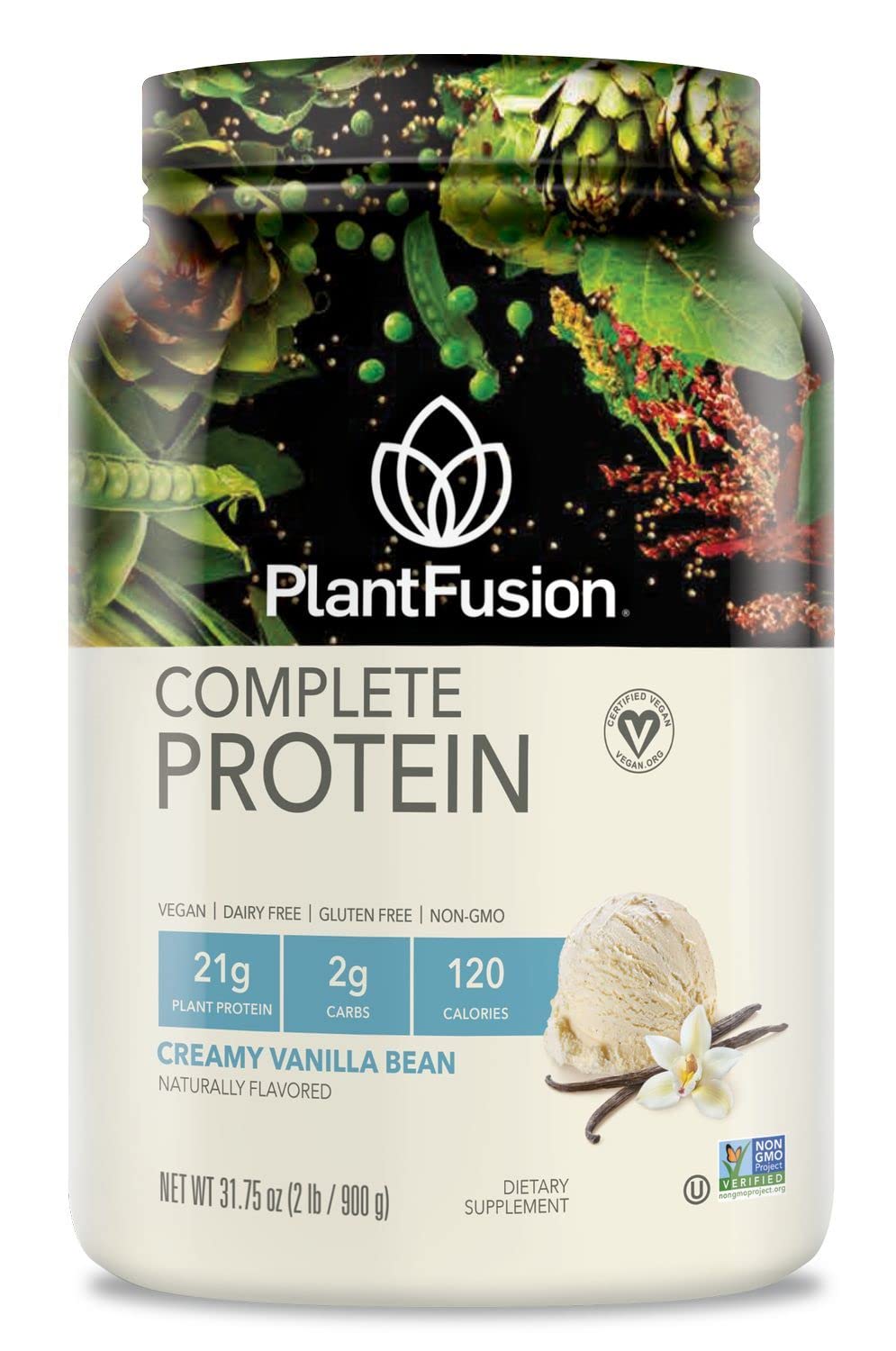 Foto 2 pulgar | Proteína En Polvo Plantfusion Complete Vegan Vanilla 907 G - Venta Internacional.