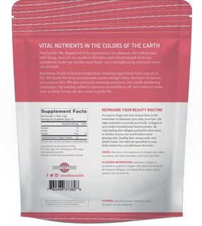Foto 2 | Péptidos De Colágeno En Polvo Earthtone Hidrolizados Alimentados Con Pasto 960 Ml - Venta Internacional.