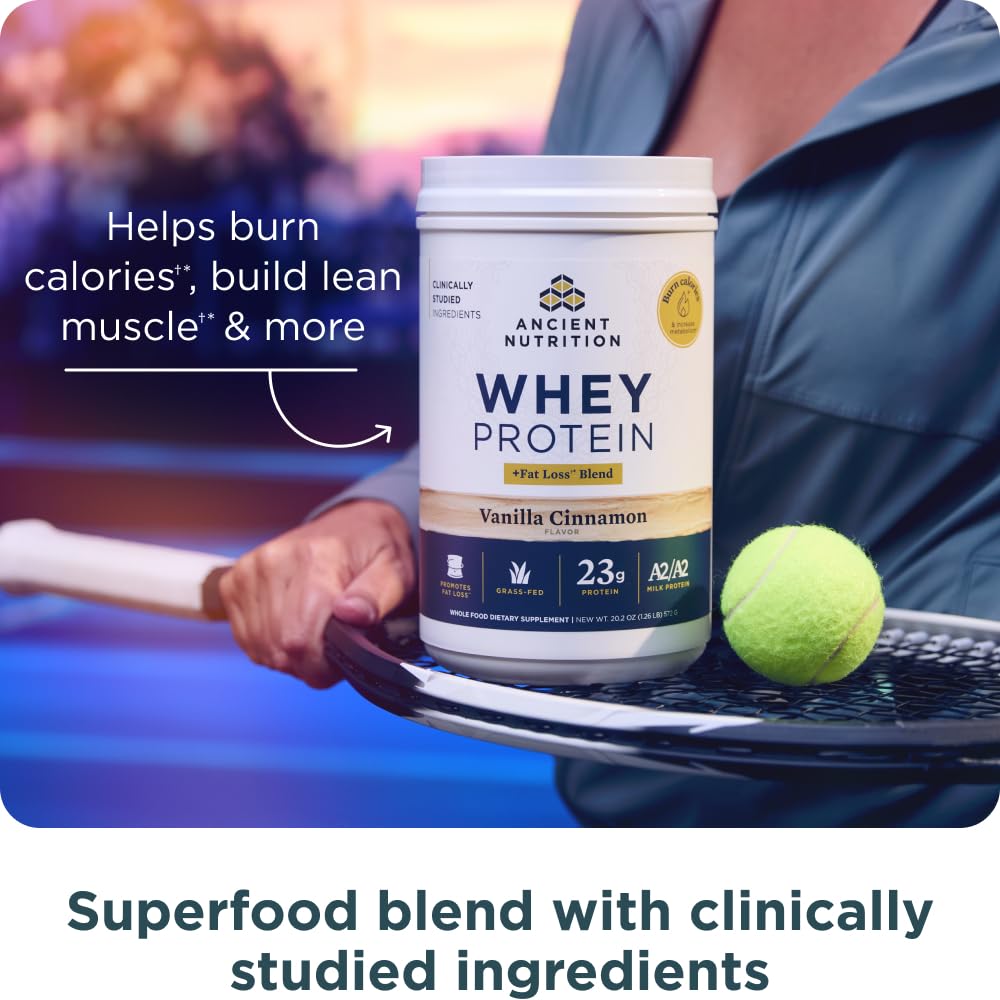 Foto 4 pulgar | Proteína En Polvo Ancient Nutrition, Suero Alimentado Con Pasto Y Vainilla, 23 G - Venta Internacional.