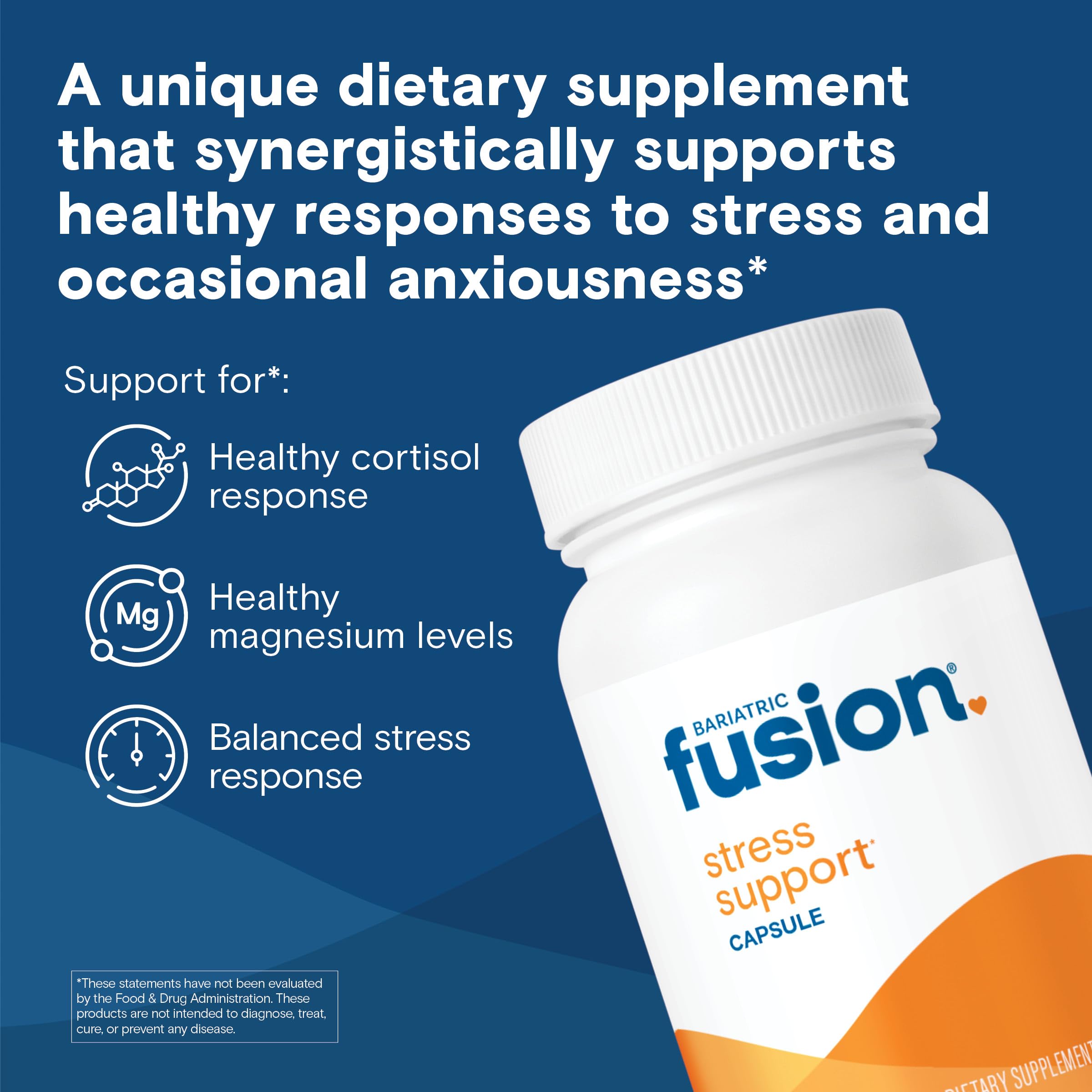 Foto 2 | Suplemento Bariatric Fusion Stress Support Vegan 60 Cápsulas - Venta Internacional.