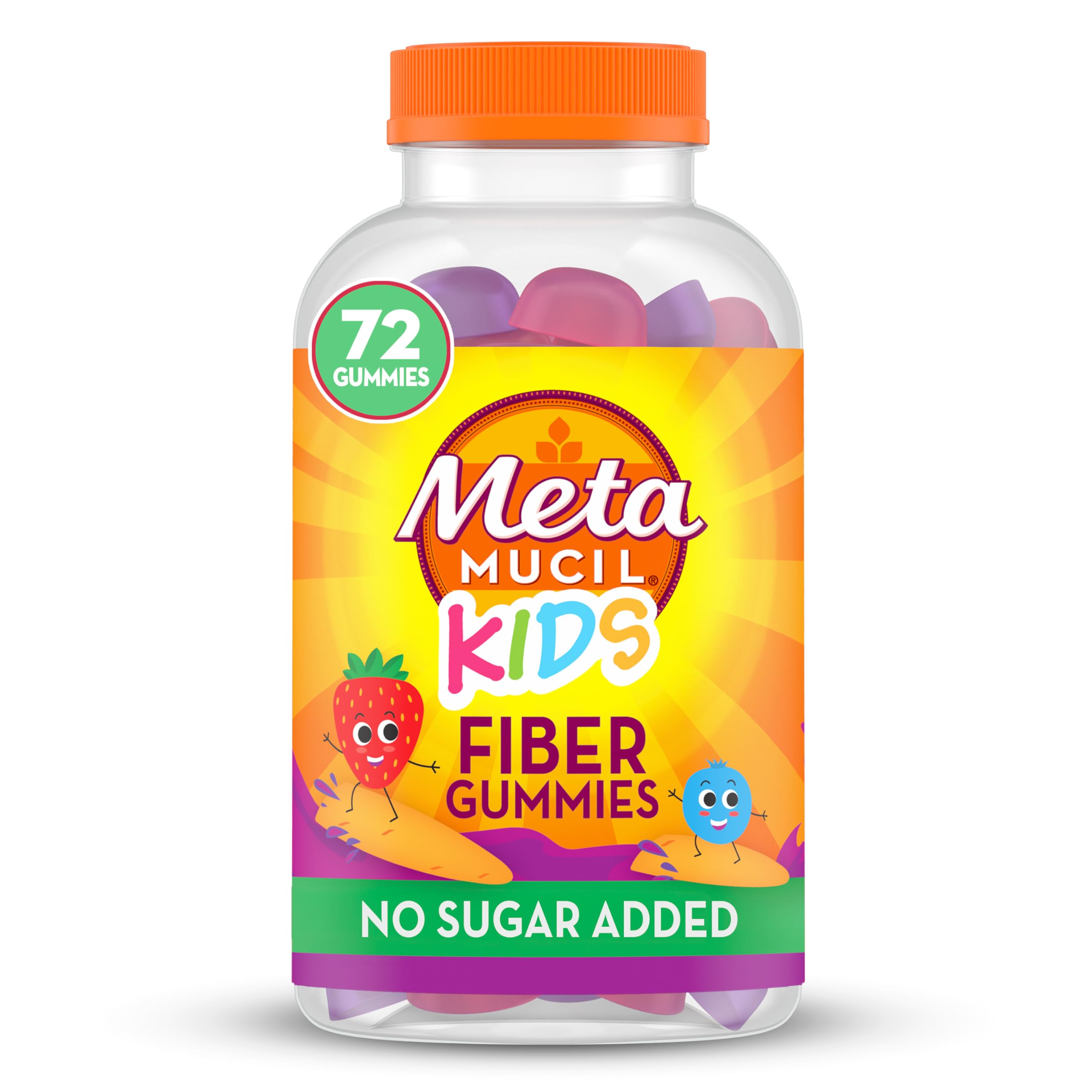 Foto 2 pulgar | Suplemento De Fibra Dietética Metamucil Kids Gummies, 72 Unidades - Venta Internacional.
