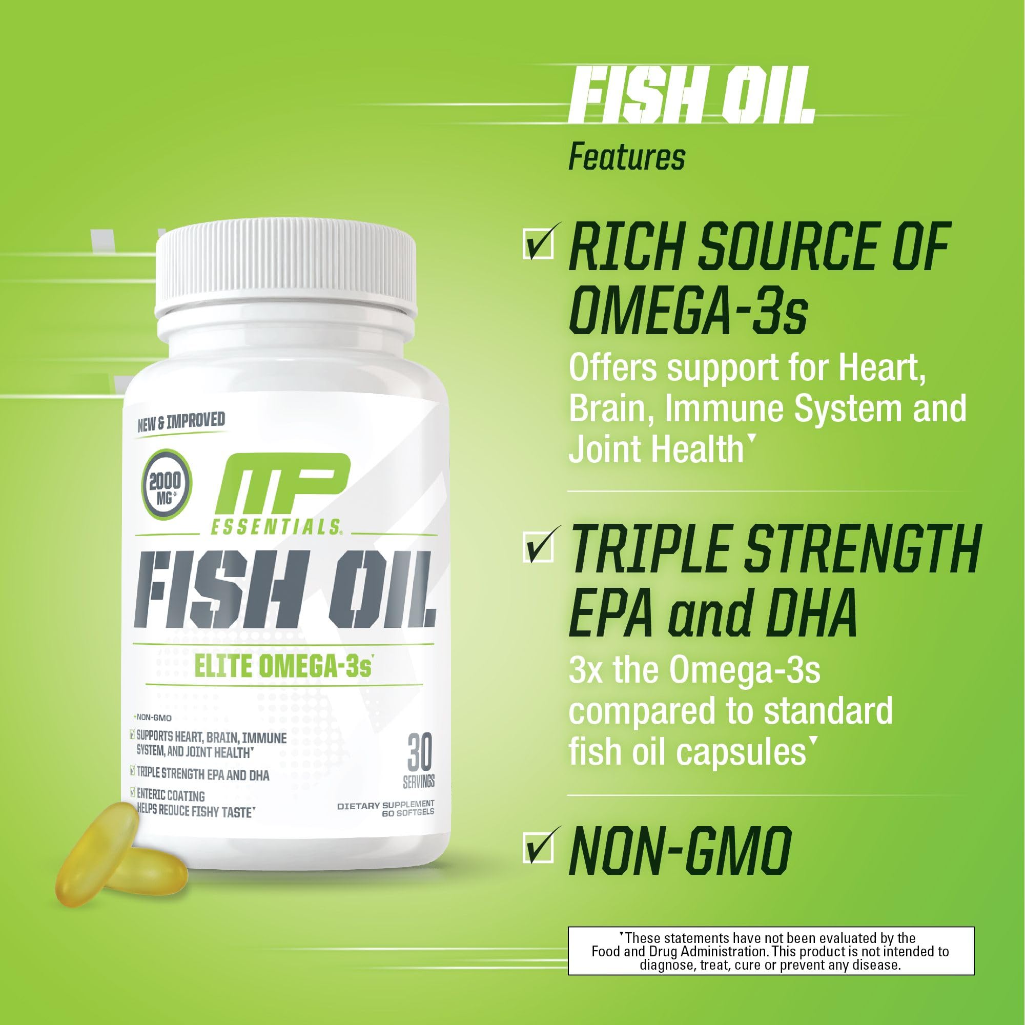 Foto 4 pulgar | Suplemento De Aceite De Pescado Muscle Pharm Elite Omega 3 60 Cápsulas Blandas - Venta Internacional.