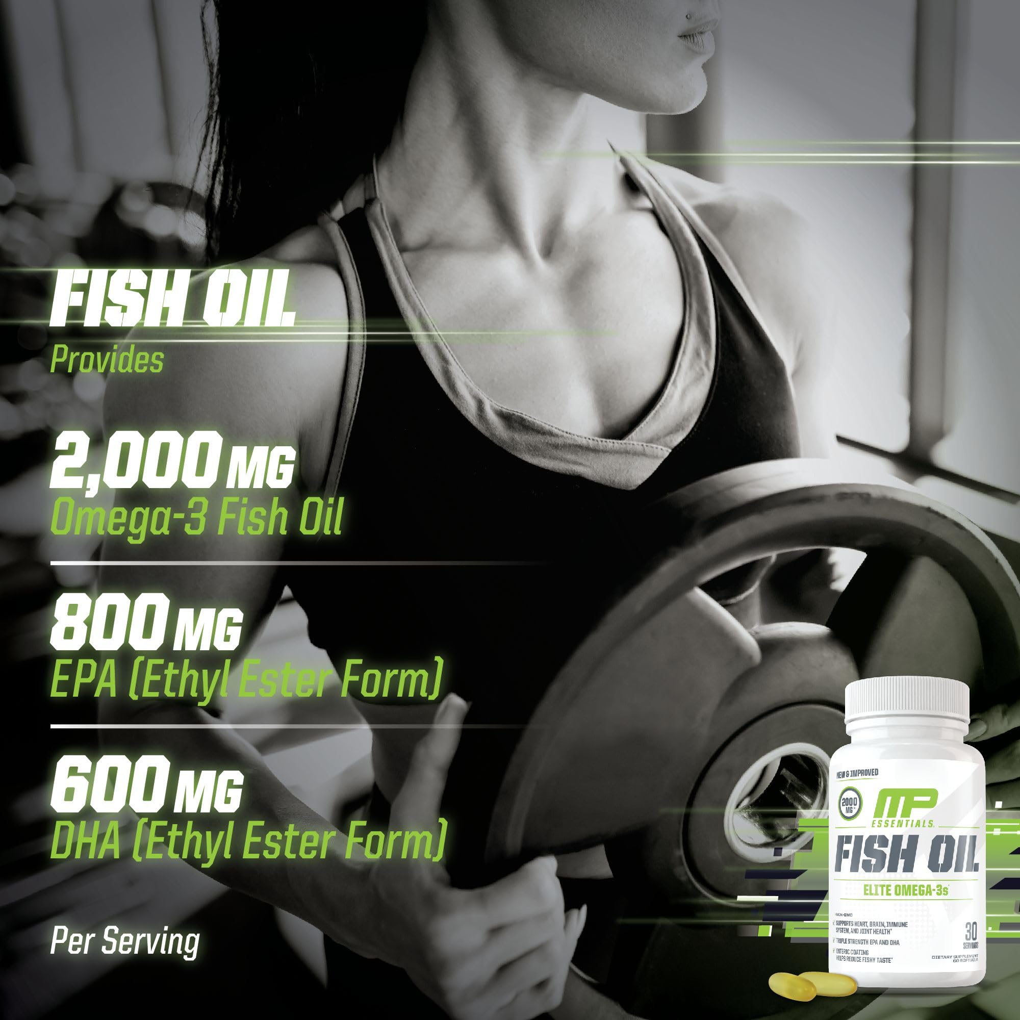 Foto 5 pulgar | Suplemento De Aceite De Pescado Muscle Pharm Elite Omega 3 60 Cápsulas Blandas - Venta Internacional.