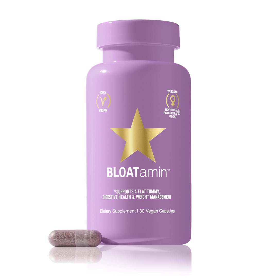 Foto 1 | Suplemento Hairtamin Bloatamin Para Aliviar La Hinchazón Vegano, Paquete De 1 Unidad - Venta Internacional.