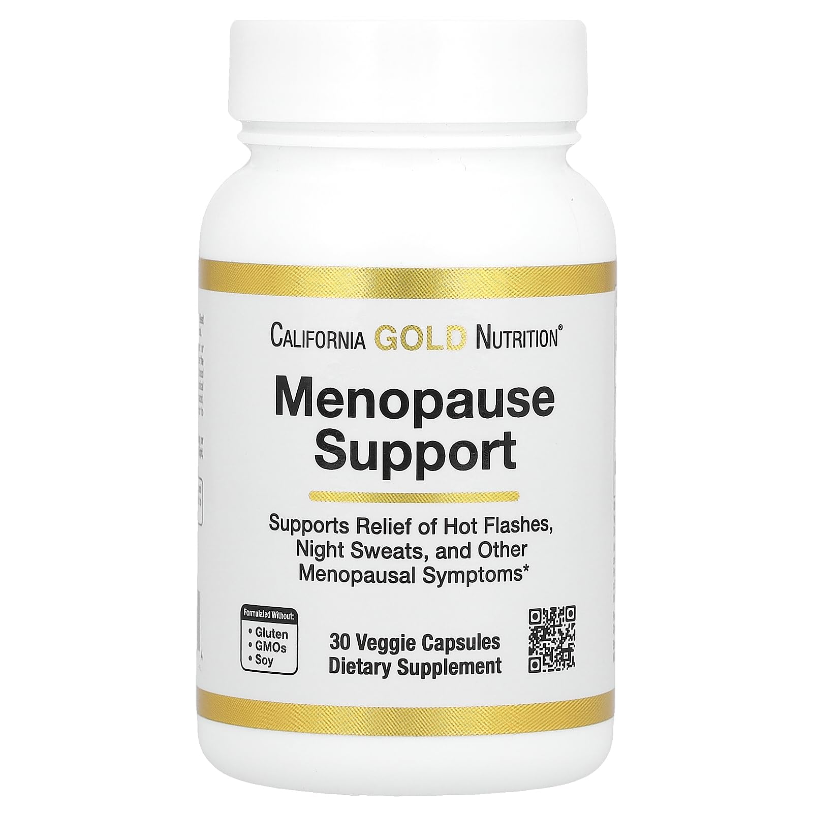 Foto 2 pulgar | Suplemento California Gold Nutrition Menopause Support 30 Cápsulas - Venta Internacional.