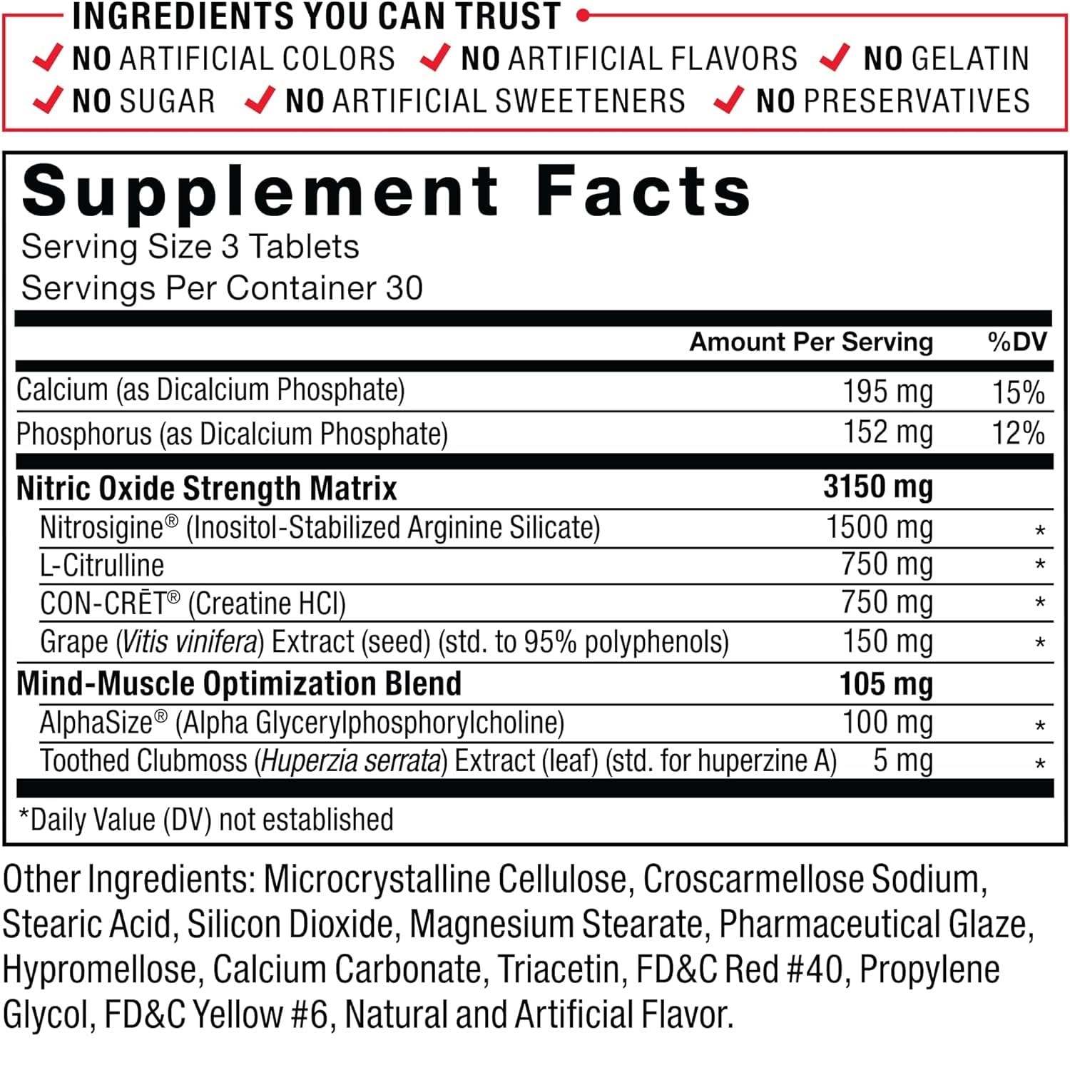 Foto 4 pulgar | Suplemento Force Factor Volcano Extreme Pre Workout 90 Comprimidos - Venta Internacional.