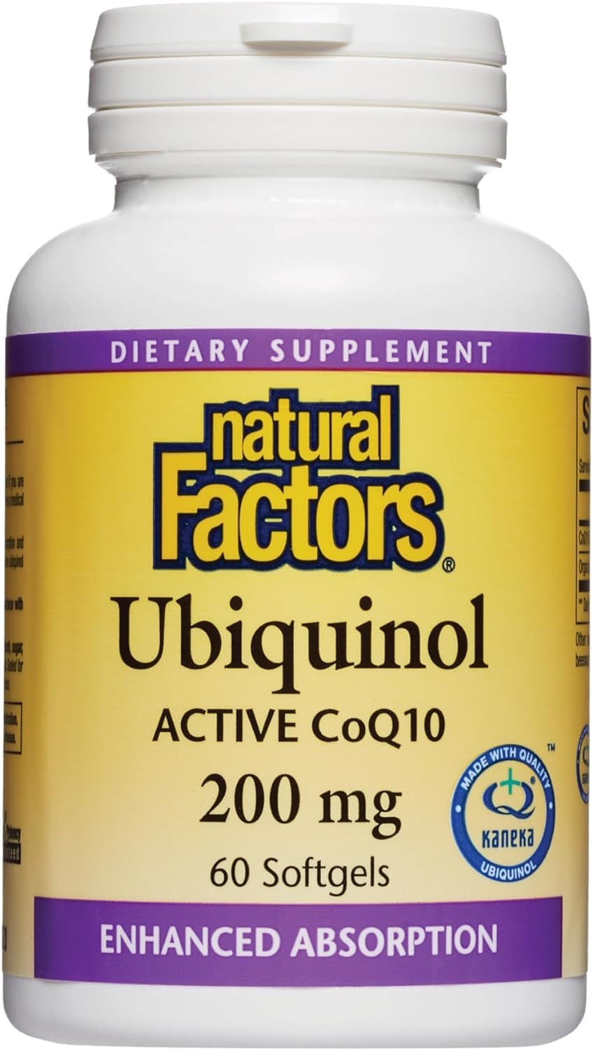 Foto 2 pulgar | Suplemento Natural Factors Ubiquinol Active Coq10 200 Mg - Venta Internacional.