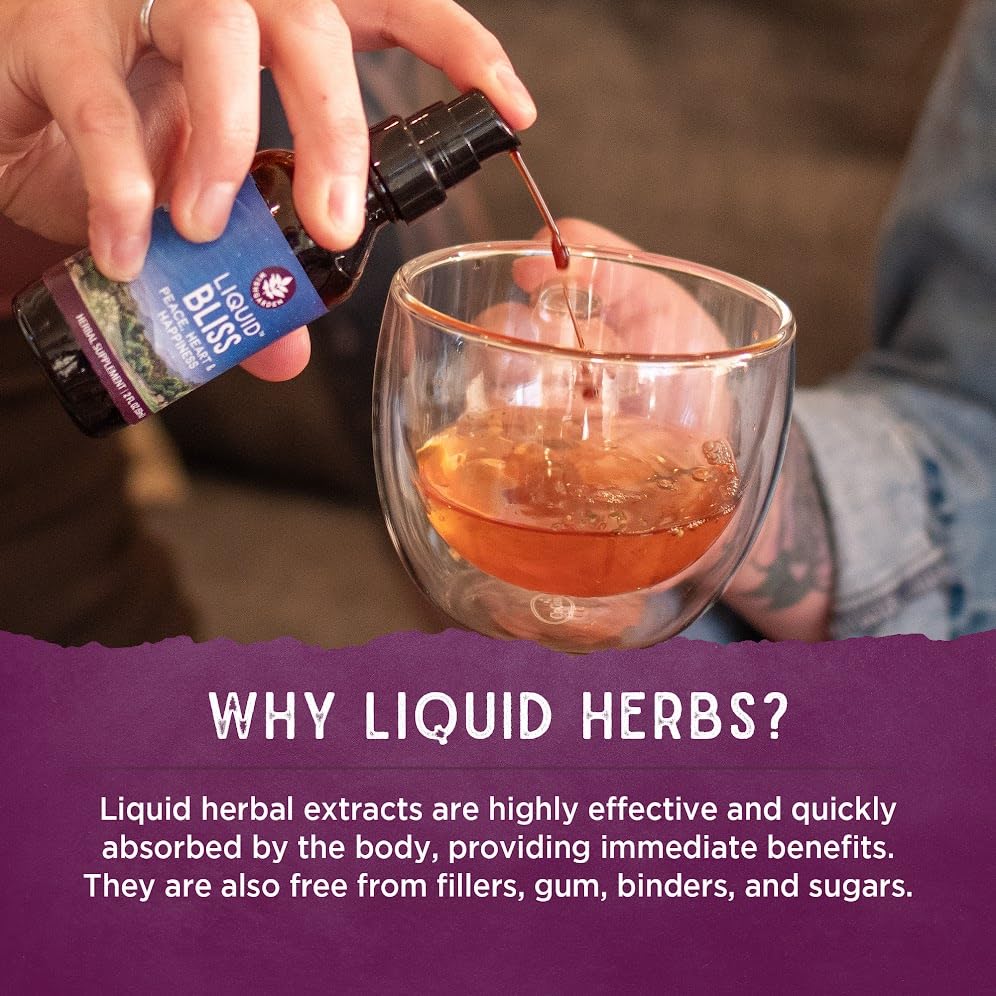 Foto 6 pulgar | Suplemento Wishgarden Herbs Liquid Bliss Mood Elevator 60 Ml - Venta Internacional.