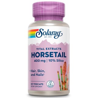Foto 1 | Suplemento Solaray: Extracto Aéreo De Cola De Caballo, 400 Mg, 60 Cápsulas Vegetales - Venta Internacional.