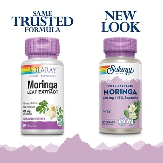 Foto 2 | Suplemento Solaray: Extracto De Hoja De Moringa, 450 Mg, 60 Cápsulas Vegetales - Venta Internacional.