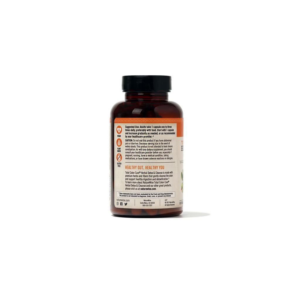 Foto 7 pulgar | Herbal Cleanse Naturewise Total Colon Care 60 Cápsulas - Venta Internacional.