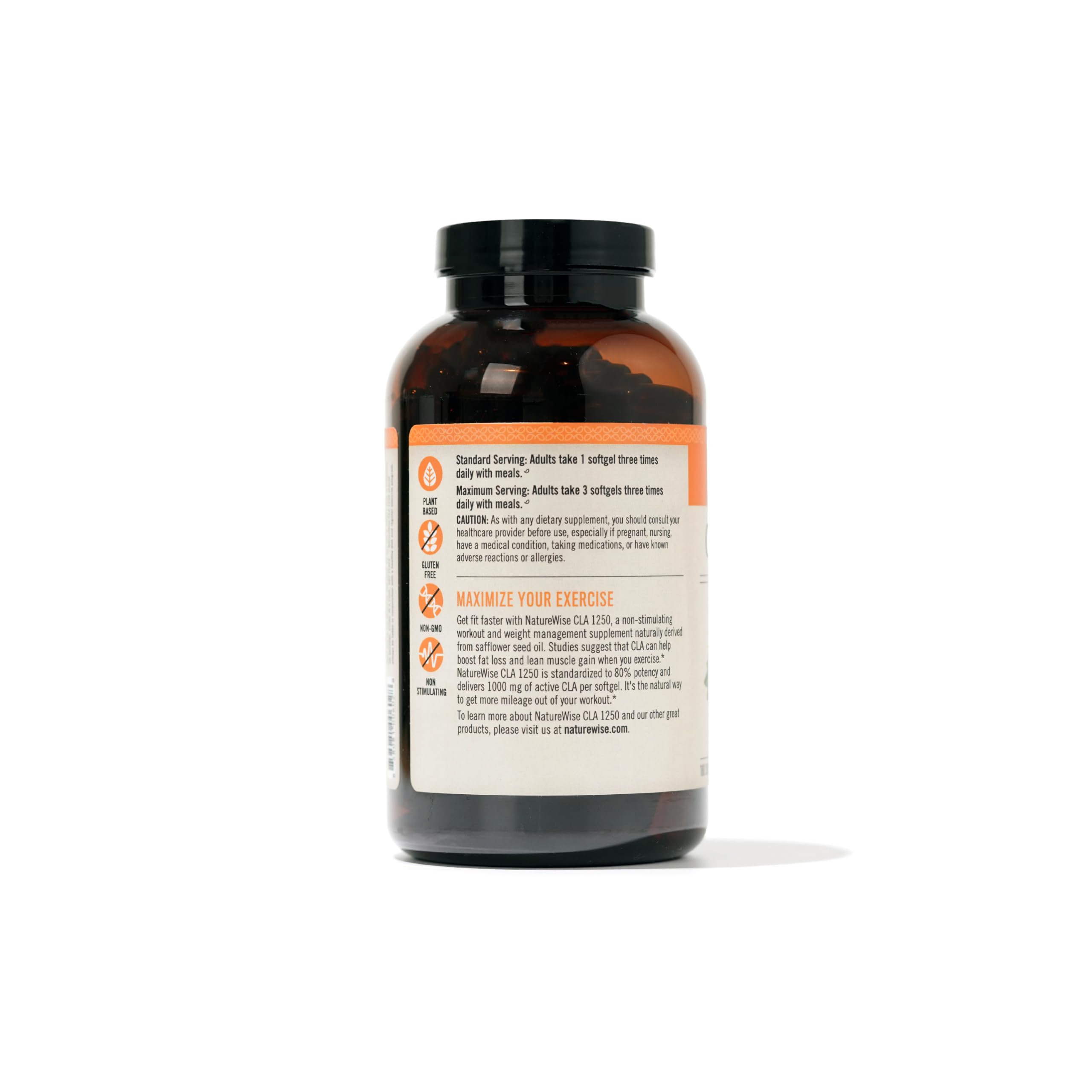 Foto 5 | Suplemento De Cla Naturewise, Ácido Linoleico Conjugado Cla 1250 - Venta Internacional.