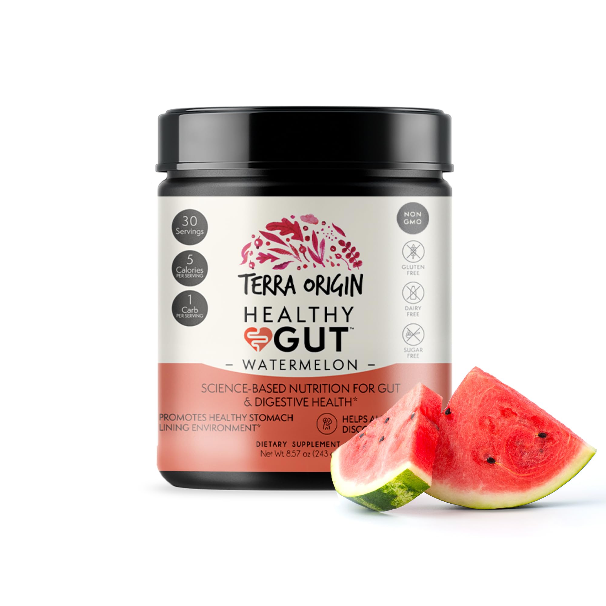 Suplemento Terra Origin Healthy Gut Sandía 30 Porciones - Venta Internacional.
