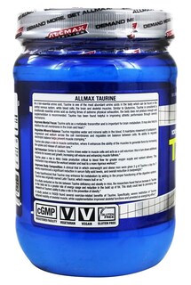 Foto 4 | Suplemento Allmax Nutrition De Taurina De 3000 Mg Vegano Sin Gluten - Venta Internacional.