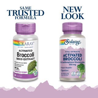 Foto 2 | Suplemento De Extracto De Semilla De Brócoli Activado Solaray 350 Mg - Venta Internacional.