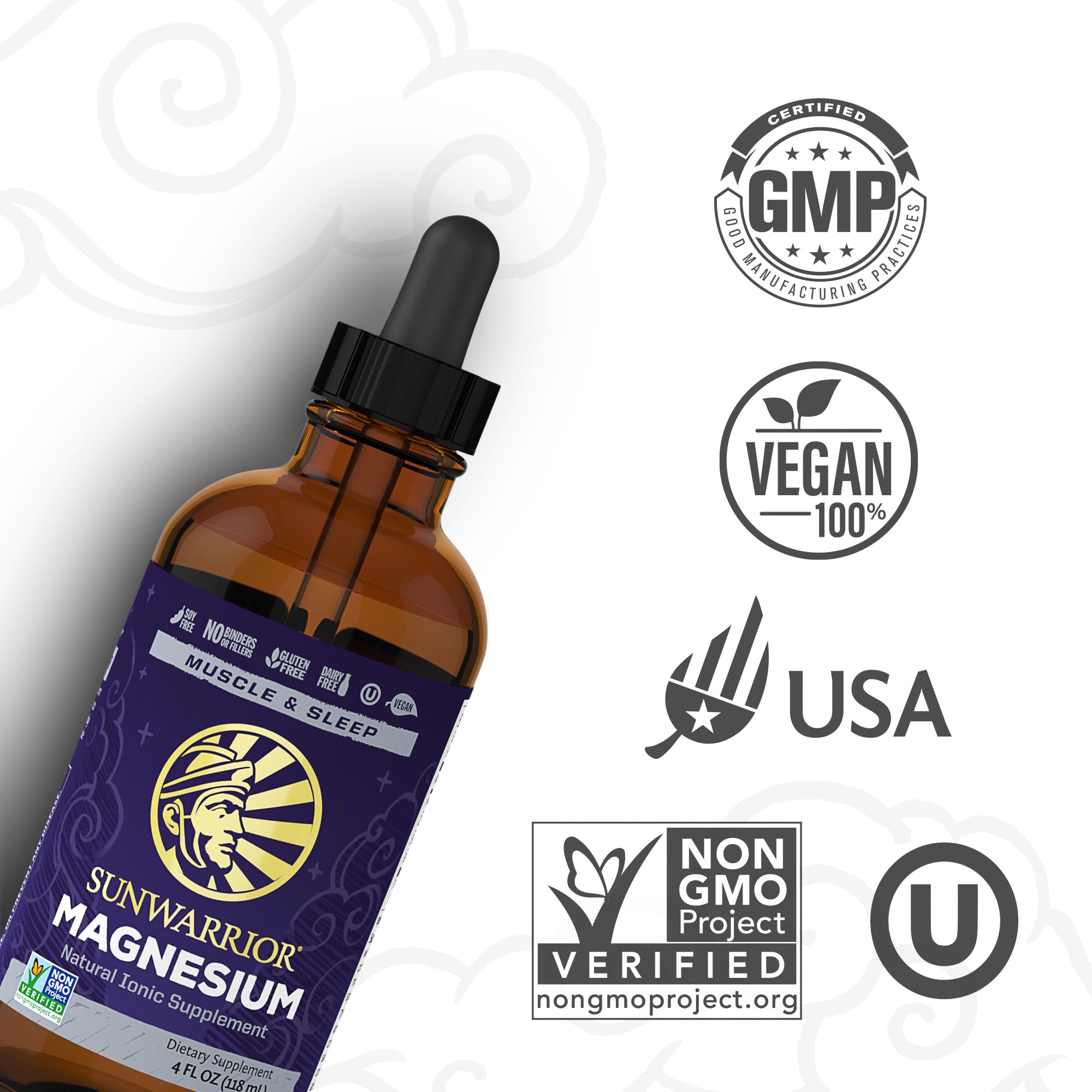 Foto 4 pulgar | Suplemento Mineral De Magnesio Sunwarrior, 120 Ml, 28 Porciones - Venta Internacional.