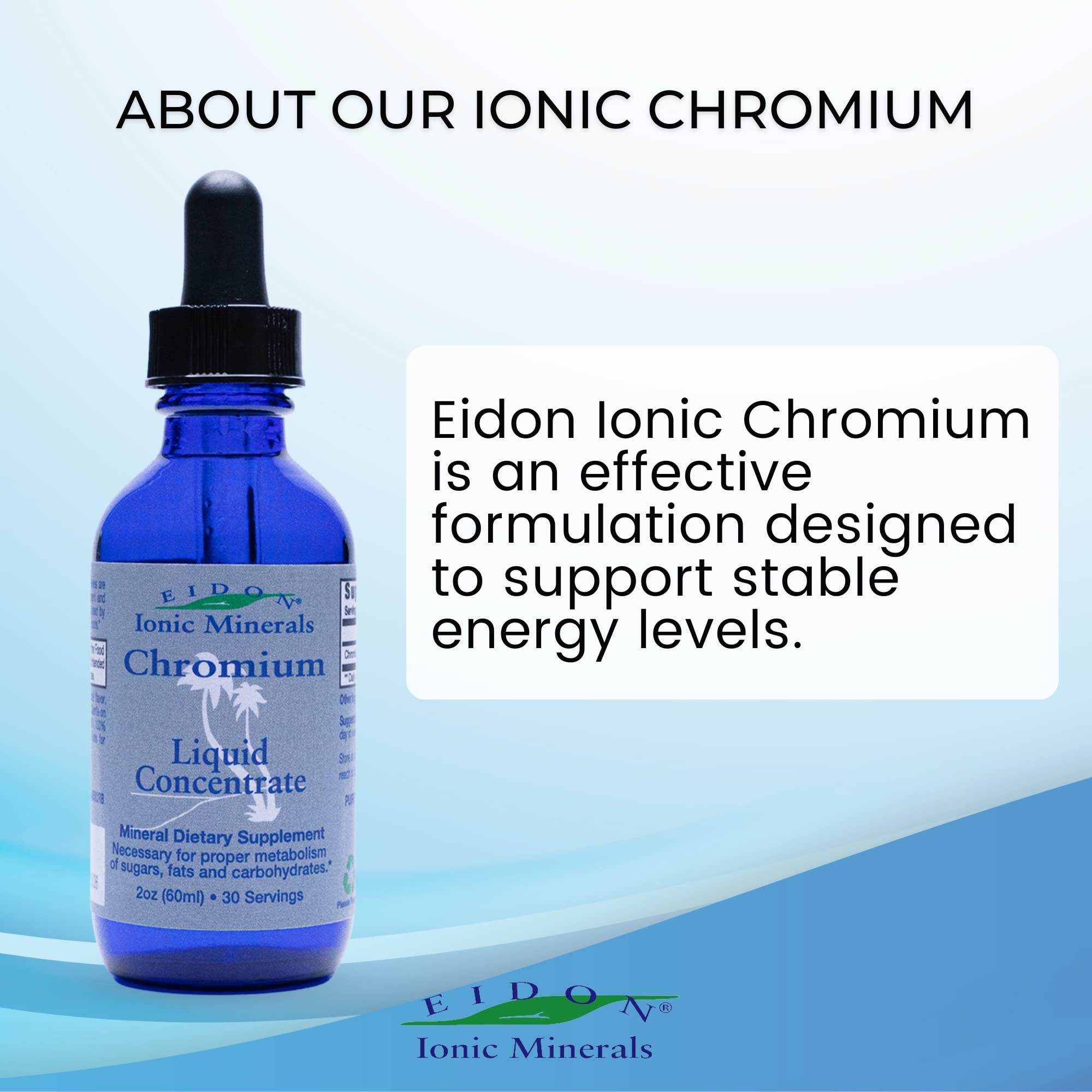 Foto 4 | Suplemento De Cromo Líquido Eidon Ionic Minerals, 60 Ml - Venta Internacional.