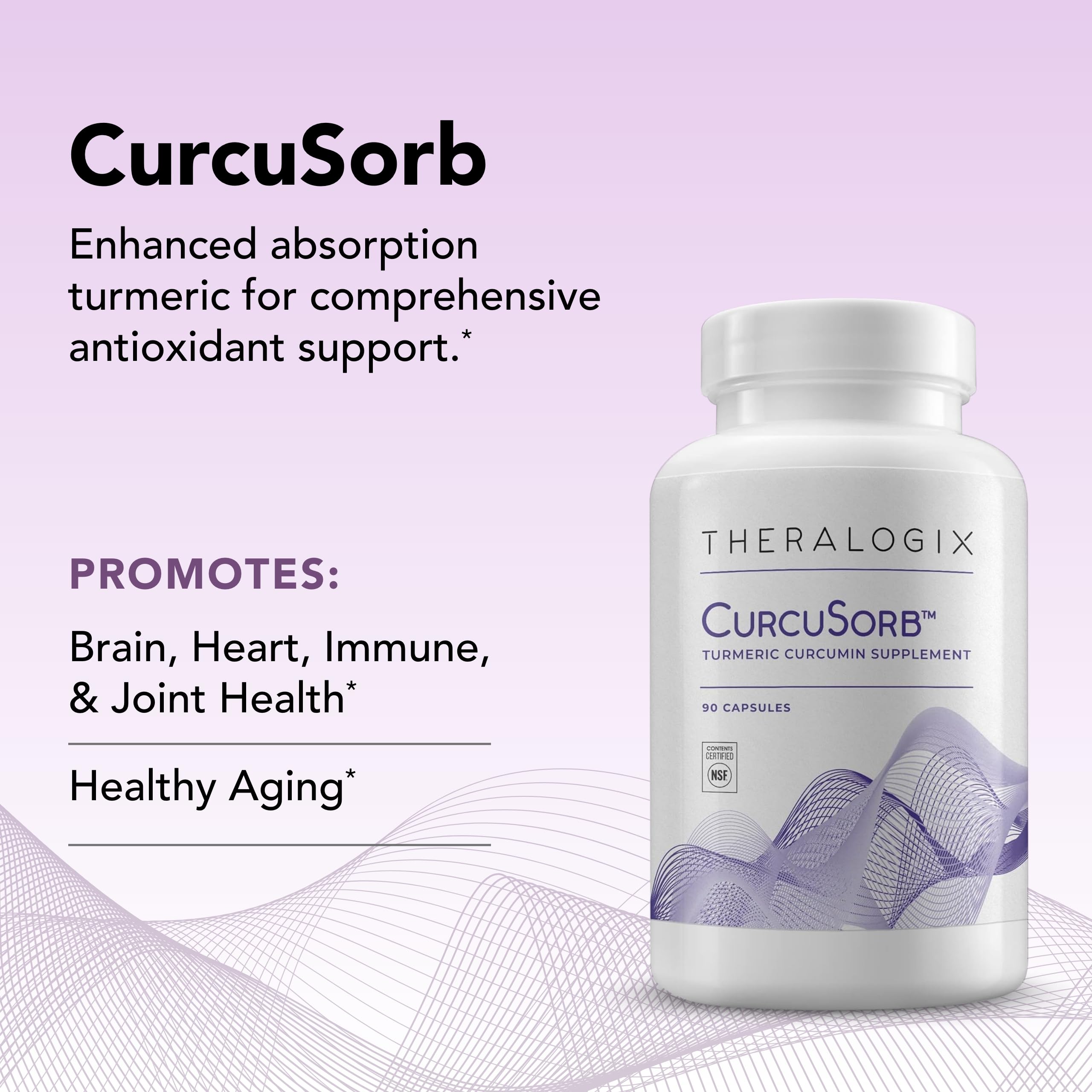 Foto 4 pulgar | Suplemento Theralogix Curcusorb, Cúrcuma Y Curcumina, 90 Cápsulas - Venta Internacional.