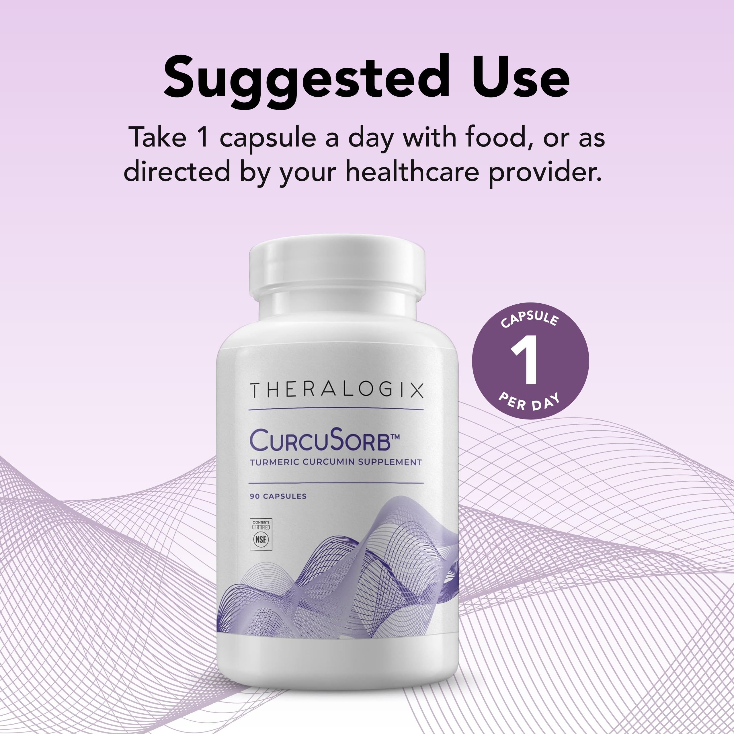 Foto 5 pulgar | Suplemento Theralogix Curcusorb, Cúrcuma Y Curcumina, 90 Cápsulas - Venta Internacional.
