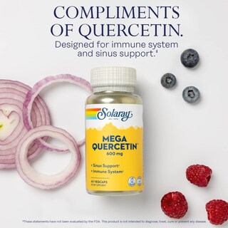 Foto 3 | Suplemento Solaray Mega Quercetina 600 Mg Con Bromelina Y Vitamina C - Venta Internacional.